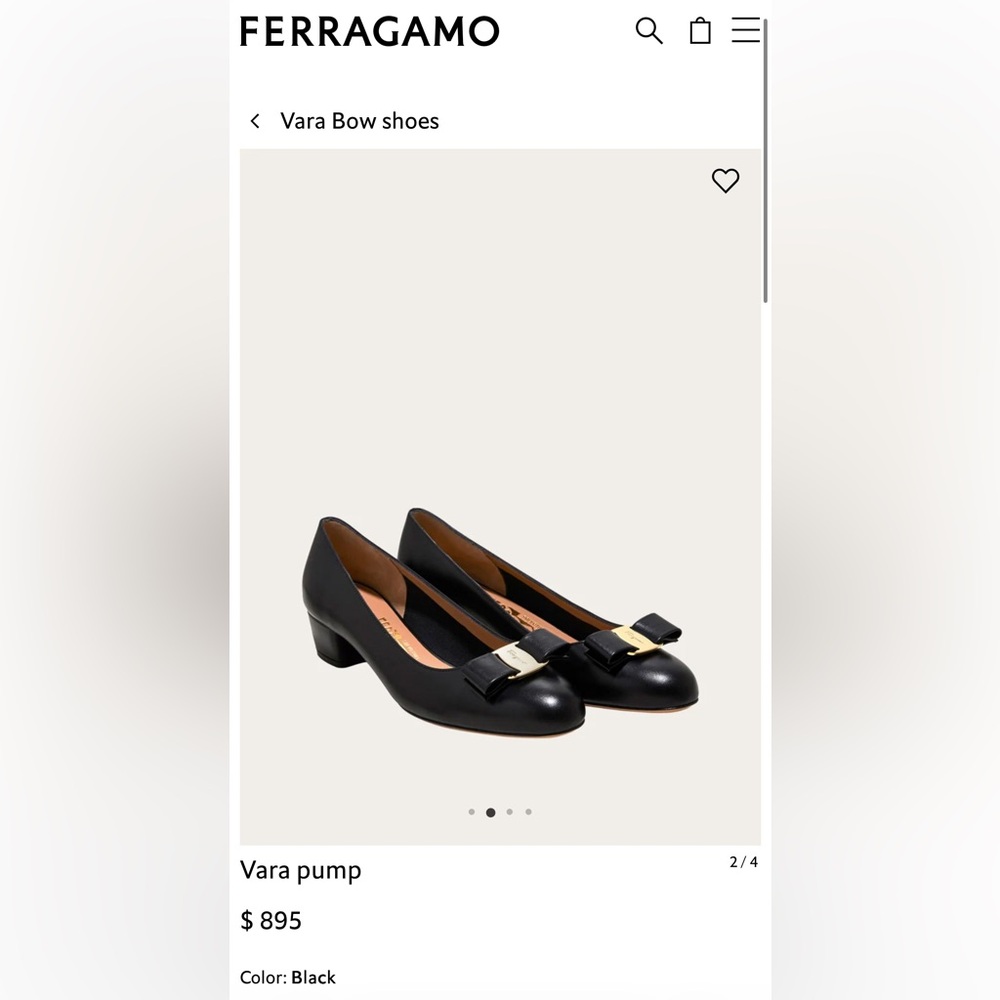 Salvatore Ferragamo Vara Pump - Size 8 - Picture 2 of 11